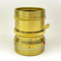 Light Lens Lab 50mm F2 Cooke Speed Panchro II Bare Brass Golden Leica M10 M11 M M3 M6 M240 M240p M2 M6 M8 M4 Lens leica m