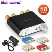 Nobsound HiFi Digital Amplifier Mini Bluetooth 5.0 Receiver 50W*2 TPA3116 Stereo Home Car Audio Power Audio Amp