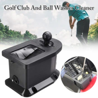 Golf Trolley Vehicle-mounted Ball And Rod Washing Device Fits Most Golf Carts