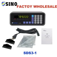 SINO DRO Single Axis SDS3-1 Digital Readout System Glass Linear Scale Suitable for Mill Lathe Square Wave TTL