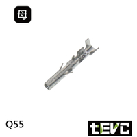 《tevc》Q55 母端子 對插端子 壓線端子 插簧 冷壓端子 接線端子 插片 連結器 接頭端子 插針 PIN