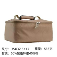 戶外露營野餐卡式爐收納包烤盤氣罐炊具收納箱野營餐具卡磁專用袋