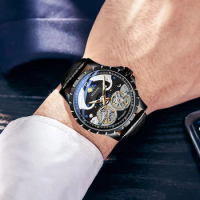 AILANG 2019 new genuine watch men's mechanical watch automatic business waterproof men's watch tide