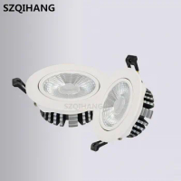 Thin Dimmable Led Downlight COB Ceiling Spot Light 7W 10W 15W 20W 25W 30W ceiling recessed Lights Indoor Lighting AC 85~265V.