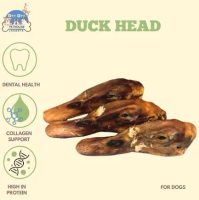 DEHYDRATED DUCK HEAD Cemilan Snack Anjing