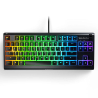 SteelSeries Apex 3 TKL 美式 RGB 遊戲鍵盤 IP32 防水 黑色 64831 (V072) 