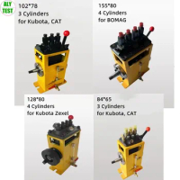 Diesel Pump Head Transfer Box 3 and 4 Cylinders Fuel Pump Testing Clamp Cambox Test Bench Part for Kubota BOMAG Zexel CAT
