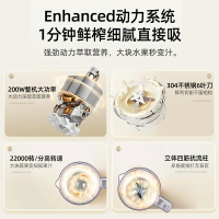 小熊榨汁機家用多功能水果奶昔杯便攜式炸果汁機榨汁杯小型料理機