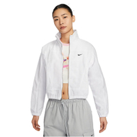NIKE AS W NSW EVRTHNG WVN RPL UV 女款 短版 夾克外套 白 飛行外套 長袖 HJ1000-100