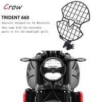 NEW Motorcycle Accessories Headlight Guard Protector Grill For Trident 660 Trident660 2021