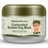 BIOAQUA Bubble Clay Mask Moisturizing Deep Cleansing Oil Control Blackhead Remover Face Mask Facial Mud Masks Skin Care for Face