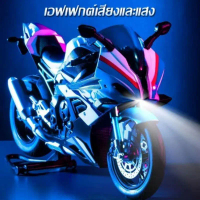 พร้อมส่ง โมเดลรถจักรยานยนต์ 1:10 Kawasaki H2R โลหะผสม Ninja H2R สีดำ