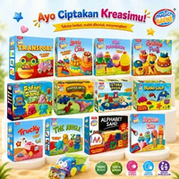 MAGIC SAND Pasir Ajaib Mainan Pasir Anak Satu Set Edisi Konstruksi Sea World Dream Castle Toys Maina