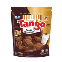 TANGO Wafer Coklat 100 gr --- TANGO WAFER ROYALE CHOCOLATE POUCH 100GR