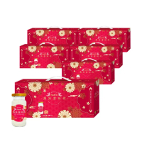 【華陀扶元堂】燕窩雪姬飲禮盒6盒組(6瓶/盒-年節禮盒/白木耳/膠原蛋白/送禮)(春節禮盒)