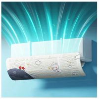 CZ penutup angin sejuk aircond gantungan plastik tukar arah angin tuip adjustable plastic cover wind