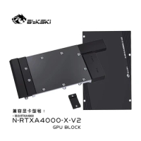 Bykski Video Cards Blocks for Leadtek NVIDIA Geforce RTX A4000 A-RGB VGA Water Block Liquid Cooling Heatsink N-RTXA4000-X