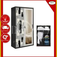 Lemari Pakaian Besi 2 Pintu Sliding H12 Series H12 112