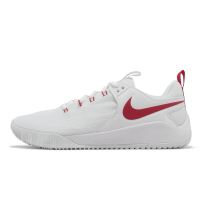 Nike 排球鞋 Wmns Zoom Hyperace 2 女鞋 白 紅 緩震 支撐 排羽球 運動鞋 AA0286-106