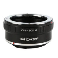 K&amp;F Concept OM-EOS M Adapter for Olympus OM Mount Lens to Canon EOS M Mount Camera EOS M100 M200 M3 M4 M50 M6 Lens Adapter Ring