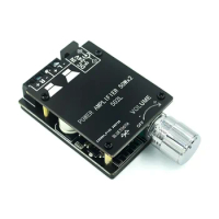 ZK-502L MINI Bluetooth 5.0 DC 5-24V Wireless Audio Digital Power amplifier Stereo board 50Wx2 Bluetooth Amp Amplificador