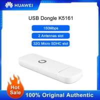 Original Huawei USB Dongle K5161 Wireless WiFi Router 150Mbps Modem Stick Mobile Broadband 4G LTE Pocket Hotspot