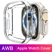 TPU Case Cover for Apple Watch Ultra 49mm,Bumper No Screen Protector, Protective Scratch-Resistant Frame for iWatch S9 41mm 45mm