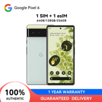 99%New Google Pixel 6 5G Pixel 6 6.4" 8GB RAM 128/256GB ROM NFC Octa Core Google Tensor Original Pixel 6