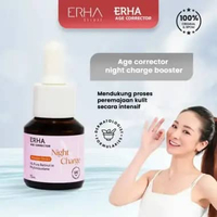 ERHA Age Corrector Night Charge Booster - Serum Boster Anti Penuaan + 1% Pure Retinol 15ml