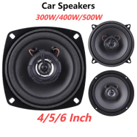 4/5/6 Inch Car Speakers 12V 2 Way Car HiFi Coaxial Speaker 300W/400W/500W Full Range Frequency Auto Audio Music Stereo Subwoofer