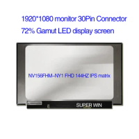 1920*1080 monitor 30Pin Connector 72% Gamut LED display screen NV156FHM-NY1 FHD 144HZ IPS matrix
