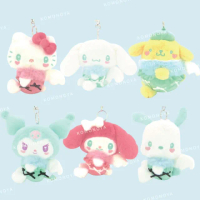 【小禮堂】母親節禮物 Sanrio 三麗鷗 絨毛吊飾娃娃 天使款 Kitty 美樂蒂 酷洛米 布丁狗 大耳狗 帕恰狗(平輸