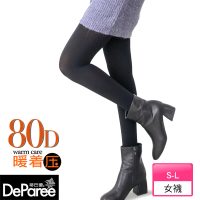 【蒂巴蕾】80D熱暖-暖著壓天鵝絨褲襪(絲襪/褲襪)