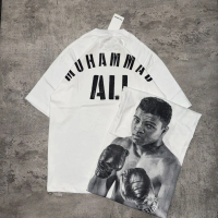 Baju Kaos MUHAMMAD ALI - T Shirt Vintage Muhammad Ali Kain Katun Combed 24s Tebal Adem Lembut Dan Ny