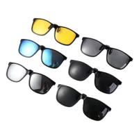 Vision Lenses Color Change Photochromic Flip Up Clip on Sunglasses Polarized Sunglasses Sun Glasses Night Vision Sunglasses