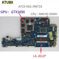 For Acer Nitro 5 A715-41G Laptop Motherboard CPU: AMD R5 3550H GPU : GTX1650 LA-J812P 100% test OK