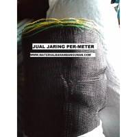 Waring Taman Kebun Hitam 1.2 x 1 Kuning Hijau Tambak Udang Depok