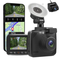 4K Dash Cam Sensor Wide Angle Wifi Car Camera Dashcam 3840*2160P Ultra HD DVR Video Recorder GPS Tra