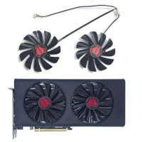 New RX5700 XT GPU Fan 95MM 4PIN CF1010U12S FDC10U12S9-C for XFX RX5600 5600XT 5700 5700XT Graphics Card Cooling Fan