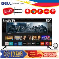 GELL smart tv 50 inches flat screen Android tv 55 inch smart led tv Ultra-slim Multiport television（