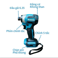 Máy Chuyên Vít MAKITA TD173 5 Tốc Độ . Có Khởi Động Mềm . Auto stop . Ruột Đồng 100% . Động Cơ Không