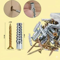 Angkur Baut Tembok Besi M6 M8 M10, (1 Fisher + 1 Scrup )Fischer Anchor Angkur With Sekrup Baut Skrup