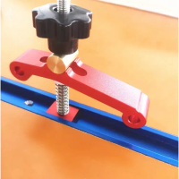 Alumunium alloy premium Woodworking DIY Universal T-Track Plate Miter Track Clamp Plate Hold Down Cl