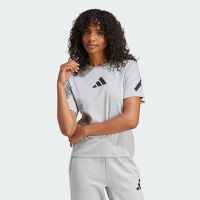 adidas 愛迪達 上衣 女款 短袖上衣 運動 W Z.N.E. TEE 灰 JD9590