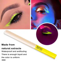 Smudge-proof Eyeliner Vibrant Waterproof Fluorescent Eyeliner Long-lasting Smudge-proof Eye Makeup for A Smooth Safe Application