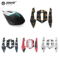 1set Mouse Anti-slip Sticker For Alienware AW558 Mouse Anti Slip Skin Self-Adhesive Pre-Cut Sweat-Resistant Accessories
