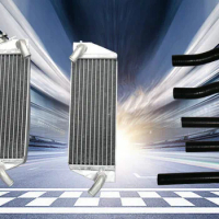 For KTM 250SXF KTM 250SX-F 250 SXF SX-F 2005 Aluminum Radiator &amp; Silicone radiator hose 2006 05 06