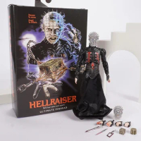 Classic Movie NECA Hellraiser He'll Tear Your Soul Apart Ultimate Pinhead Action Figures Toy Collectable Model Toy Gifts Doll