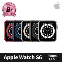 Apple B+ 級福利品 Apple Watch S6 GPS 40mm 鋁金屬錶殼(副廠配件/錶帶顏色隨機)