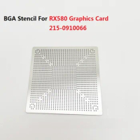 BGA Stencil For RX580 Graphics Card 215-0910066 215-0910038 215-0910052 Direct Heating 90*90MM Reballing Steel Mesh